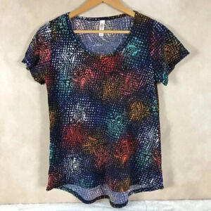 LuLaRoe Paisley Printed T-shirt Size XS